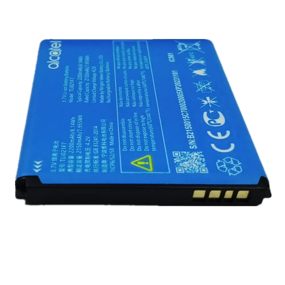 TLi021F7 2200mAh Original Battery For Alcatel LinkZone MW70VK 4GEE EE71 EE70 EE70VB EE Mini 2 TLi021FA Phone Battery Bateria