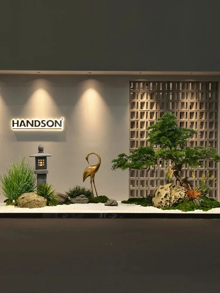 

A48 крупномасштабный имитация сосны, рокарий, камень, пейзаж, клуб отеля, изображение, украшение на стену, орнамент