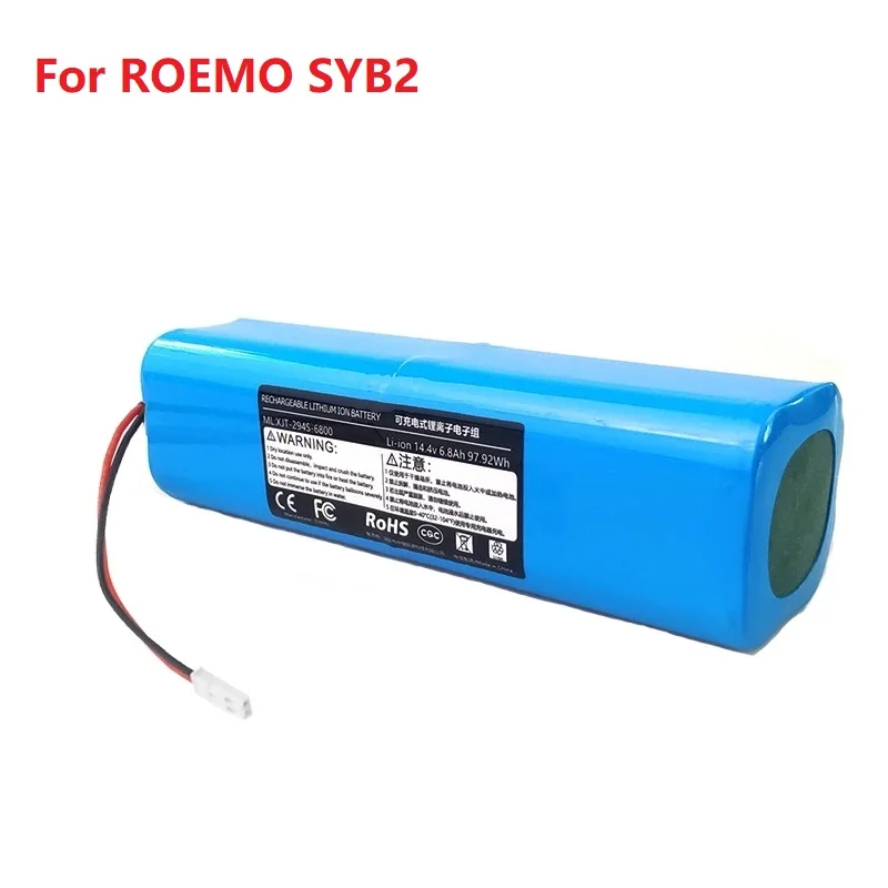 New 5600mAh Battery INR18650 M26-4S2P For ROEMO SYB2 Robot Vacuum Cleaner Part