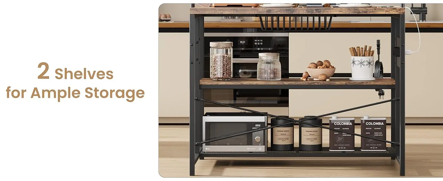 kitchen island with stools