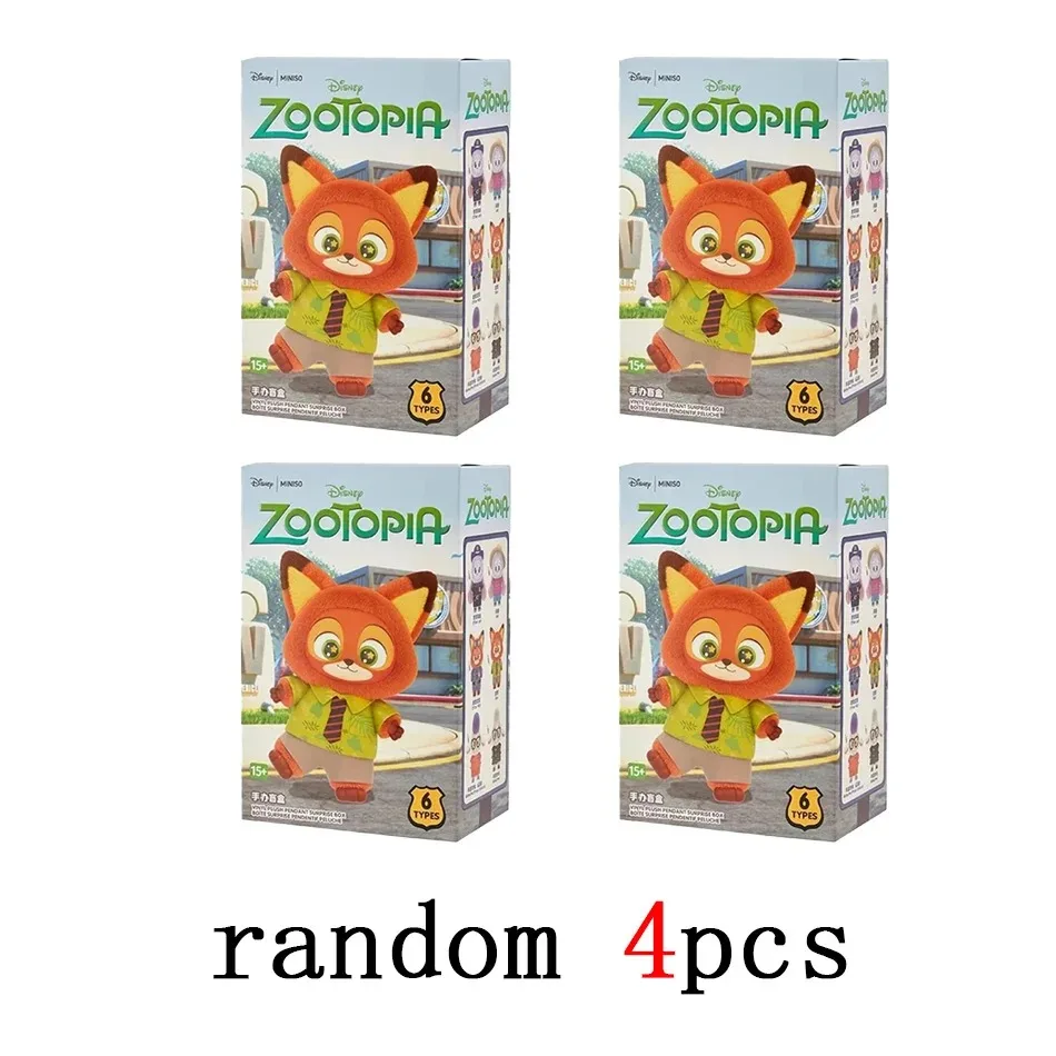 NIEUW 2026 Disney Zootopia Series Blind Box, Judy Nick Vinyl Pluche Cartoon, Karakterhanger Trendy Speelgoeddoos Kerstcadeau. 。 。