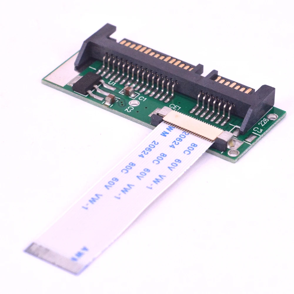 1.8 inch CE SSD to 2.5 22pin SATA card  22Pin SATA to 24pin LIF / ZIF HDD Adapter Card