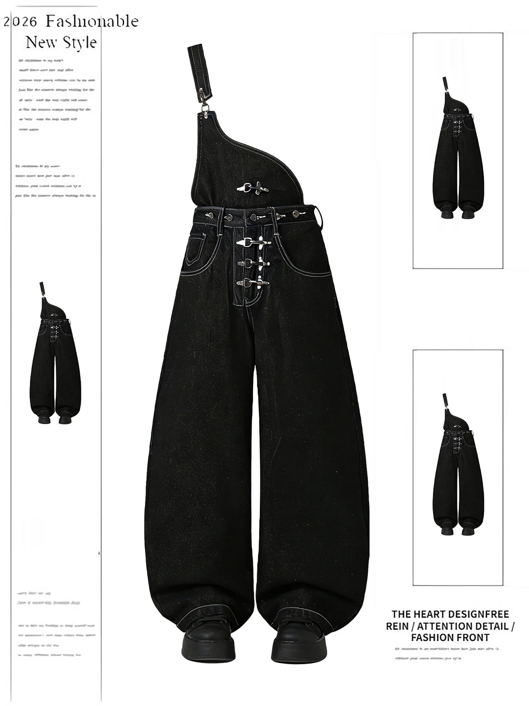 

Американские ретро-джинсы с отстегивающимся поясом, синие, с одним ремнем, женские, весенние, свободные, широкие, модные