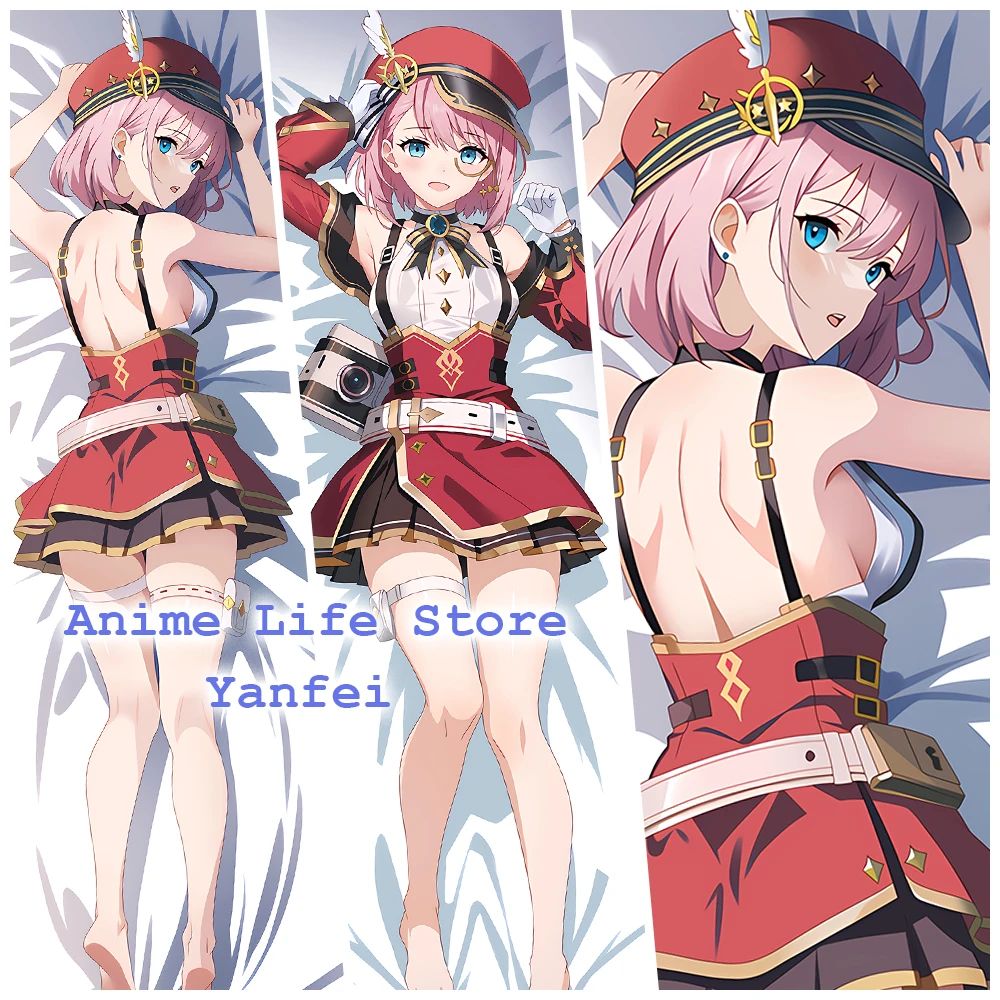 

Genshin Impact Yanfei Otaku Anime Kawaii Dakimakura Body Pillow Cover Double Sided Printed Sexy Cosplay Cushion Case Pillowcase