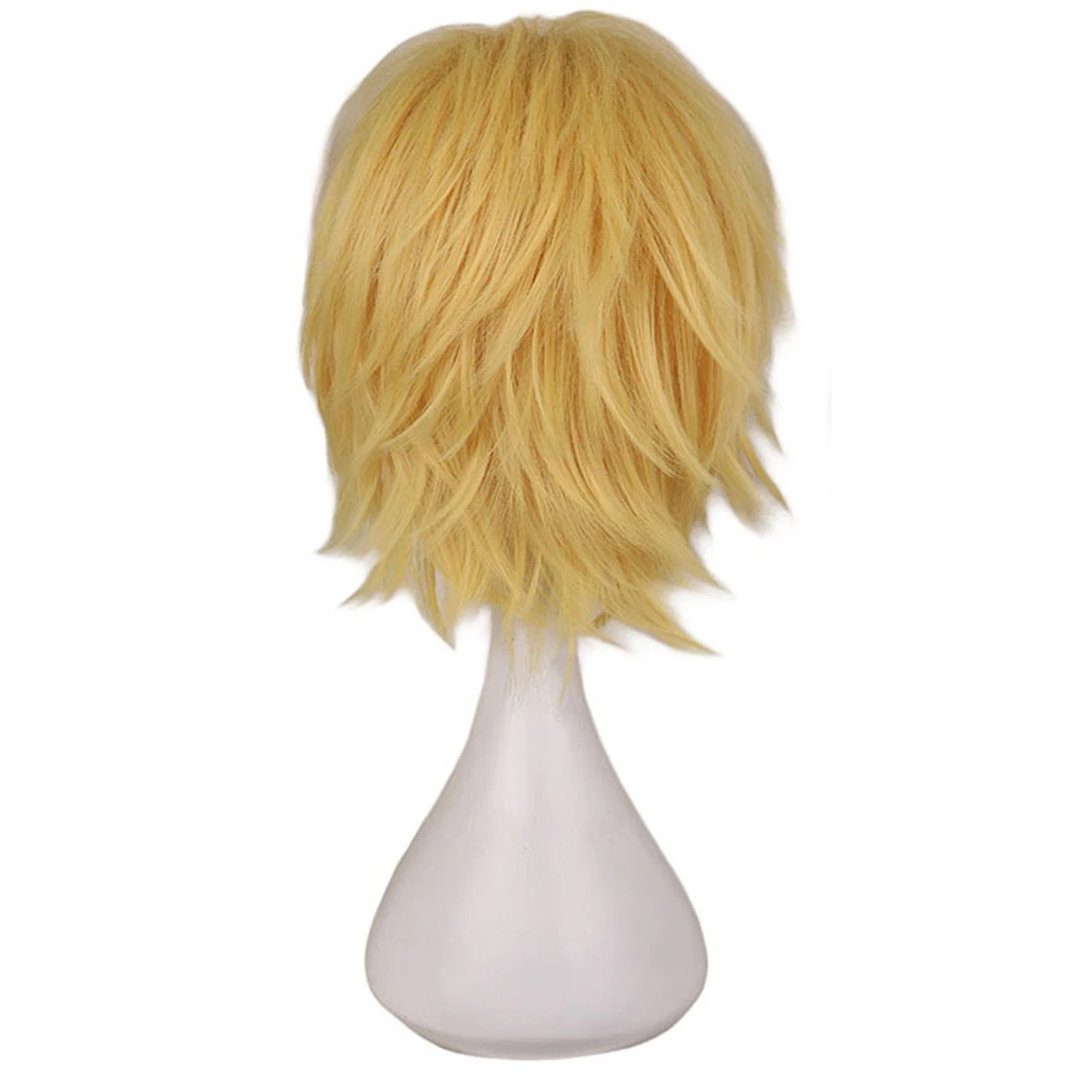 アニメチェーンソーマンデンジコスプレ衣装大人ユニセックスウィッグ合成ストレートウィッグハロウィン小道具クリスマスギフト