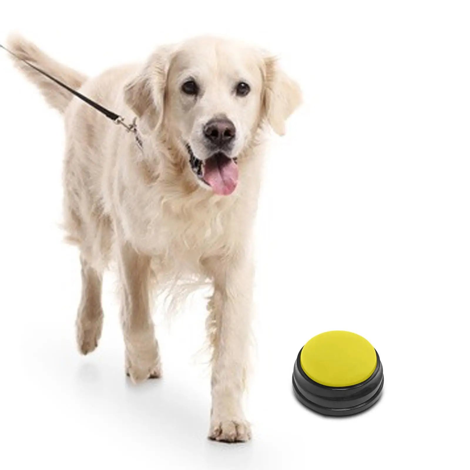 Recordable Sound Button Dog Interactive Toy Educational Toy Recorder Playback Cat Voice Recording Button for Kids Learning