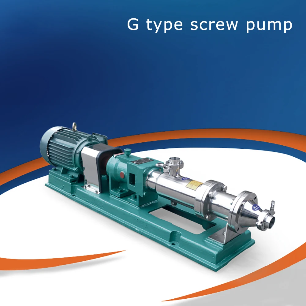 380V Stainless steel screw pump thick slurry pump honey sauce rice syrup transfer pump sludge single screw pump