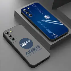Airbus Logo Phone Case For Samsung S24 Ultra S22 S23 S20 Fe S21 Plus Galaxy A54 A34 A24 A53 M54 Note 20 Back Cover