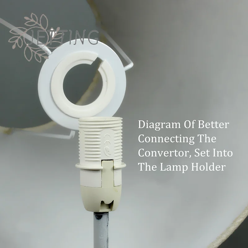 (SMTGDP11)10Pcs E27 To E14 Lampshade Lamp Light Shades Socket Reducing Ring Adapter Washer