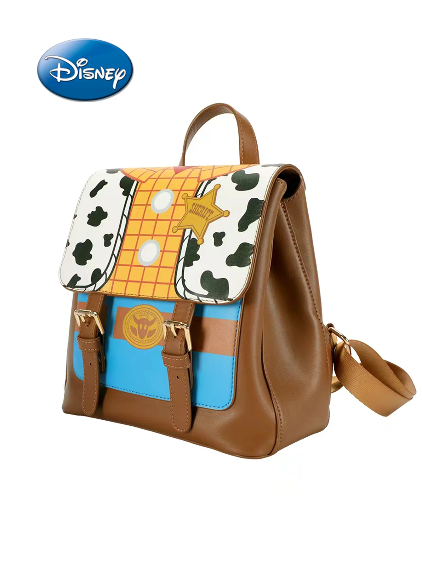 1PC Disney Officially Licensed Toy Story Sheriff Woody Cartoon Image Fashion Backpack Birthday Surprise Back To School Gift