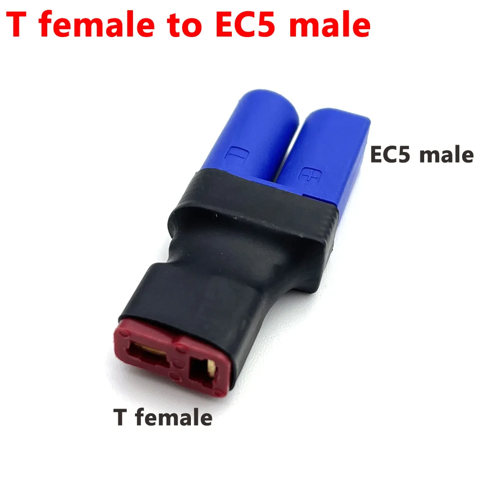 EC5 Male Female to XT90 XT60  TRX T Plug Male Female No Wire Connector Plug Adapter for RC FPV Vehicle Lipo Battery Esc