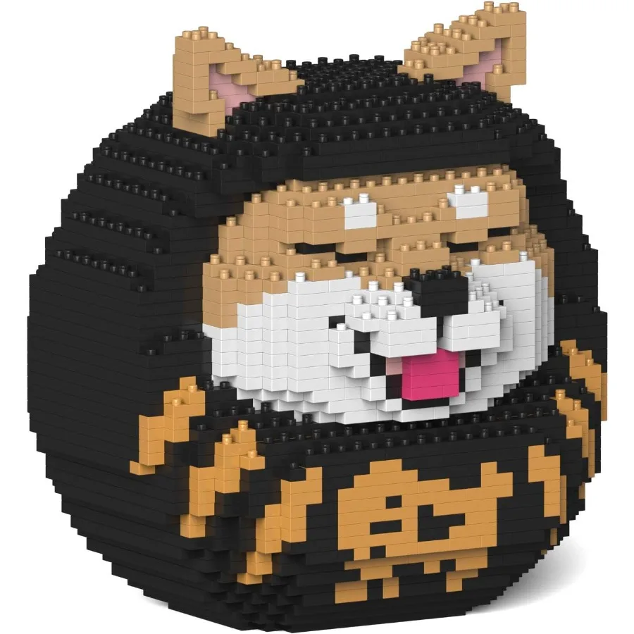 

Кукла Shiba Daruma 01SM02, японские пластиковые строительные блоки, идеально подходящие для творческих строительных проектов и образовательных игр.