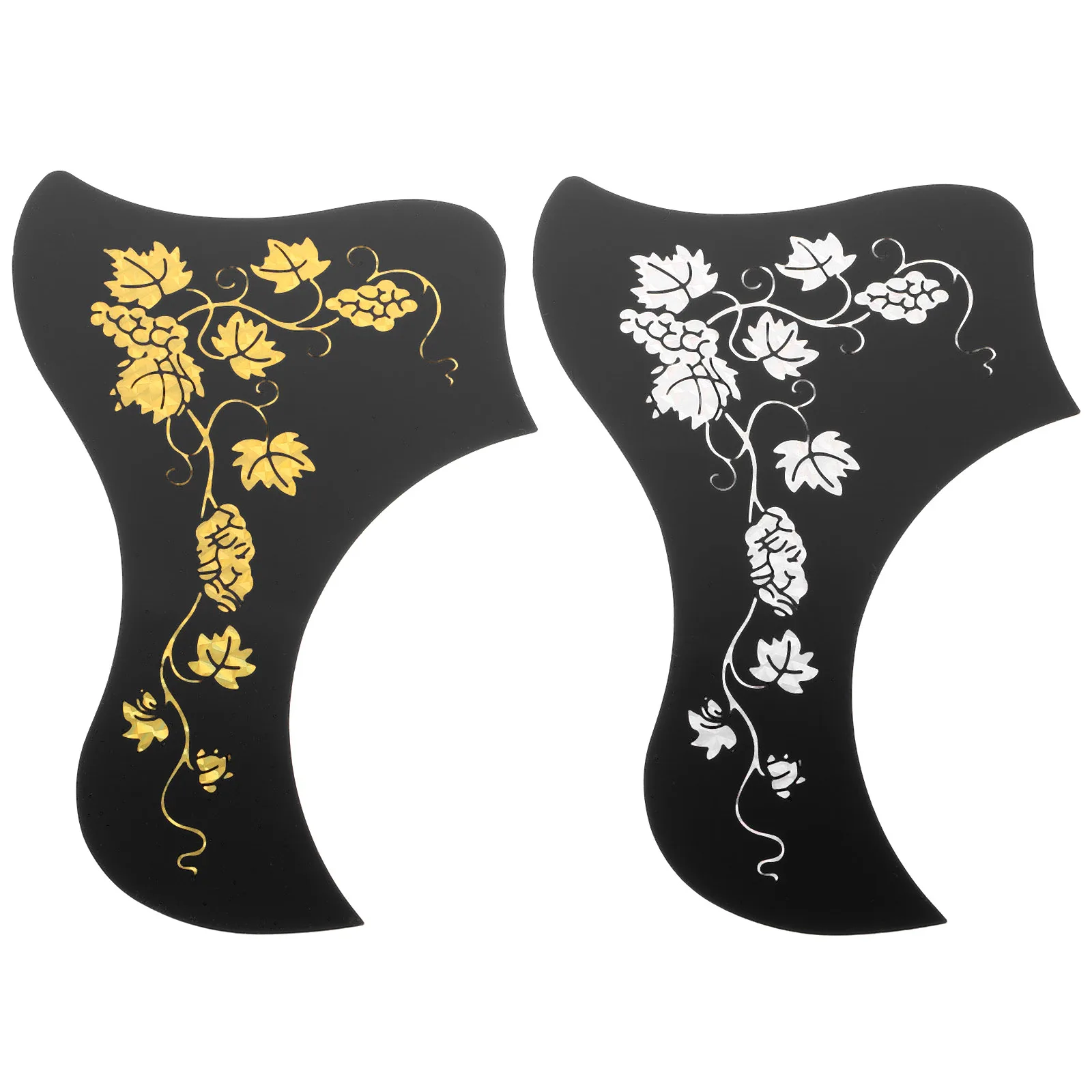 

2 Pcs Guitar Decorative Pickup Acoustic Thick Cover PVC Protector Parts Replacement Travel