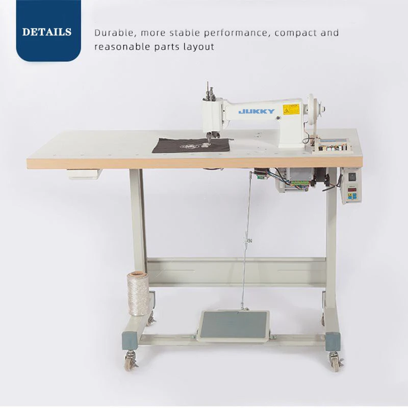 Máquina de bordar ponto corrente operada por cabo industrial doméstico modelo JK10-2 com 5 tipos de pontos com conjunto completo