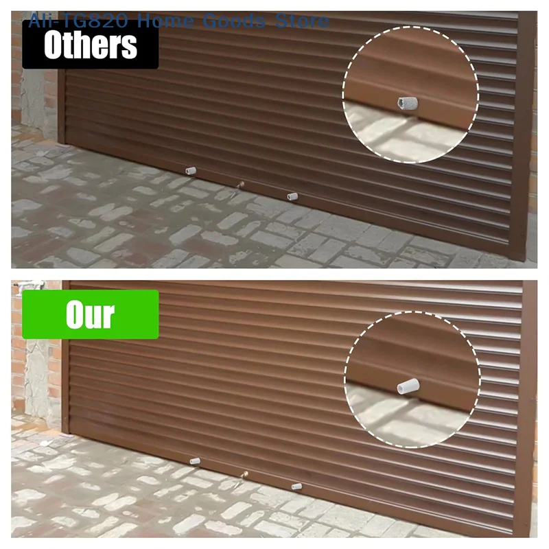 [TG820]8pcs White Plastic Blind Stoppers Smooth Compact Roller Shutter Repair Curtains Accessories Window Blind Stopper Parts view 3