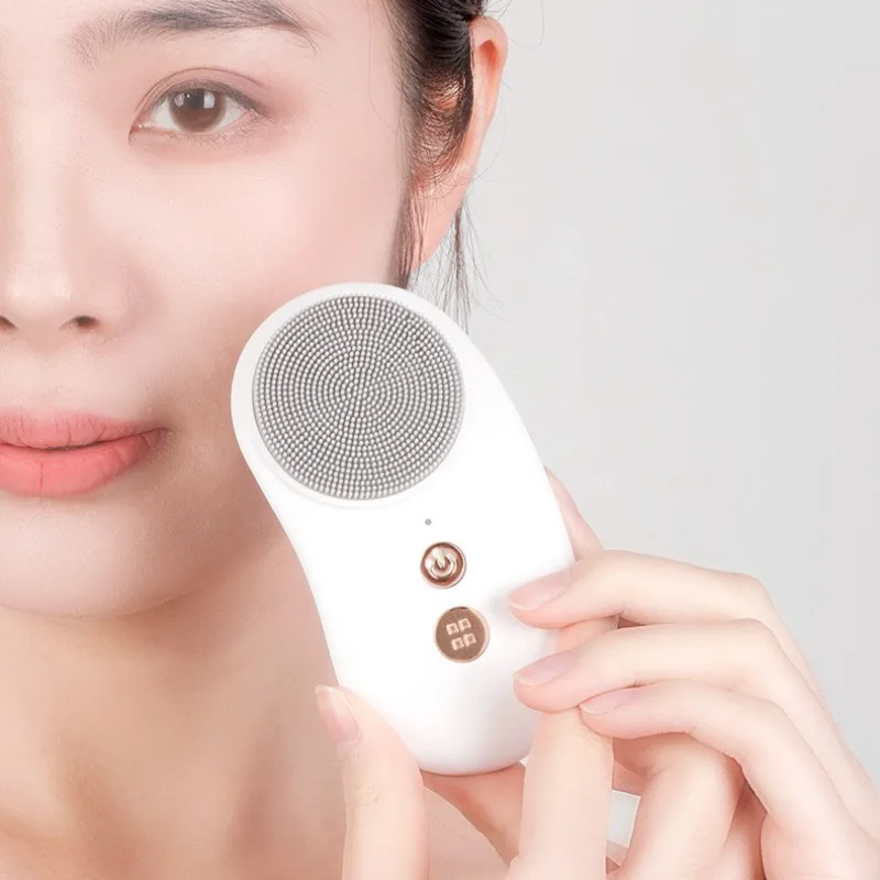 Cura della pelle Detergente viso elettrico Pulizia delle donne Detergente a vibrazione Attrezzatura per la bellezza della pelle Estetica Dispositivi di bellezza per uso domestico