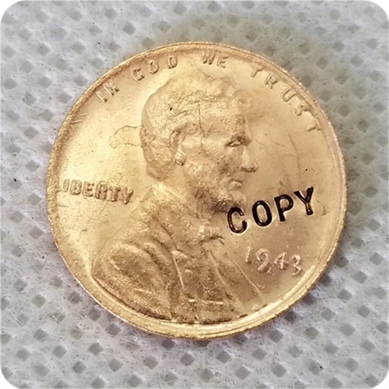 COPY REPLICA 1943-P Lincoln Wheat Cent Penny