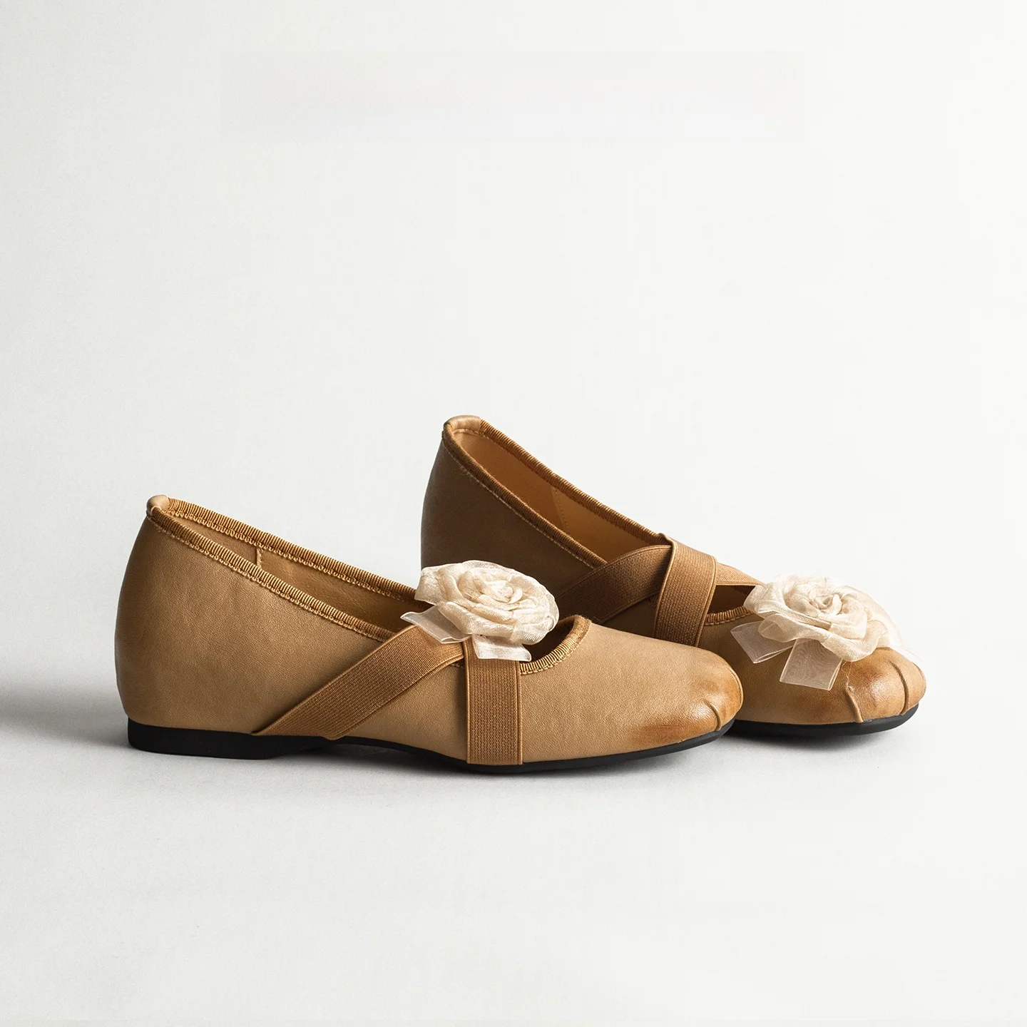 leather-mary-jane-ballet-flats-women's-spring-versatile-tea-flower-matching-skirts-casual-single-shoes-comfortable-round-toe