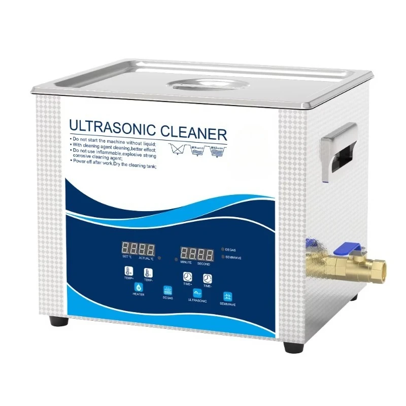 10L 120W/240W Variable Wave Cleaner Digital Ultrasonic Cleaner Machine for Household Commercial and Industrial
