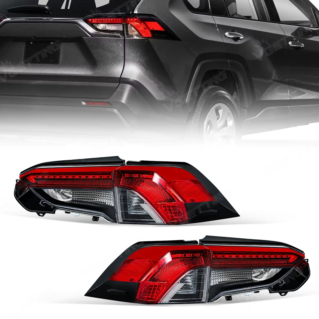 

Tail Light For Toyota RAV-4 RAV4 2019 2020 2021 US Version Rear Tail Light Assembly Brake Taillight Stop Parking Lamp 12V