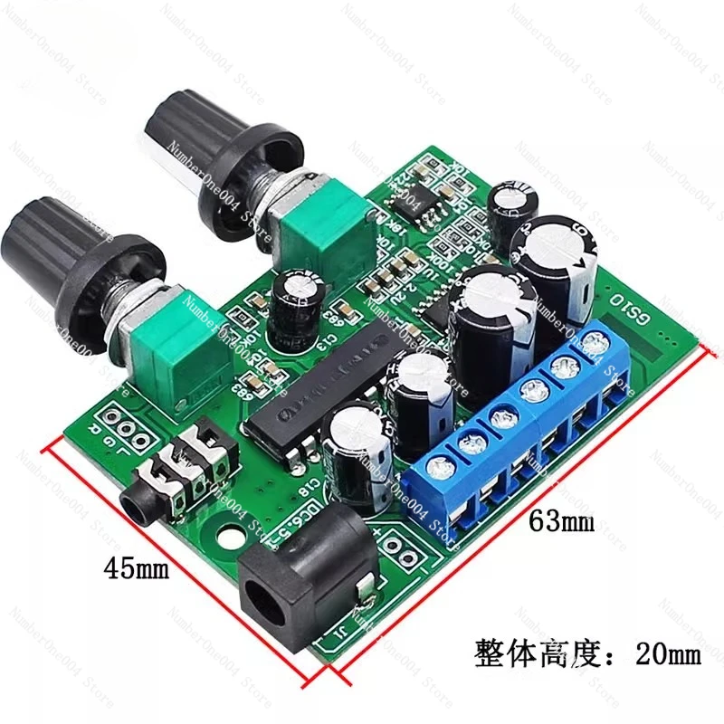 

Audio Amplifier Board High Fidelity 2.1 Three Channel Subwoofer, 12V Miniature Small Volume Digital D-Class 030 Module