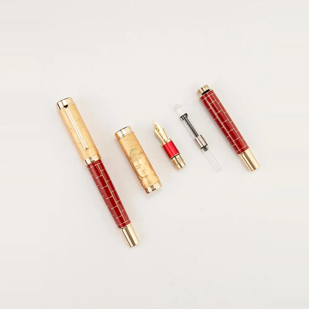 

Перьевая ручка JinHao, обычный и Corethrob, иридиевый наконечник, калибр 2,6, ручка для каллиграфии двойного назначения с поглотителем чернил и сумкой для чернил