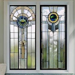 Glass Window Film Anti-exposure Film Frosted Film Glass Window Anti-peeping  Stained Glass  Window Tint  Suncatcher Sticker