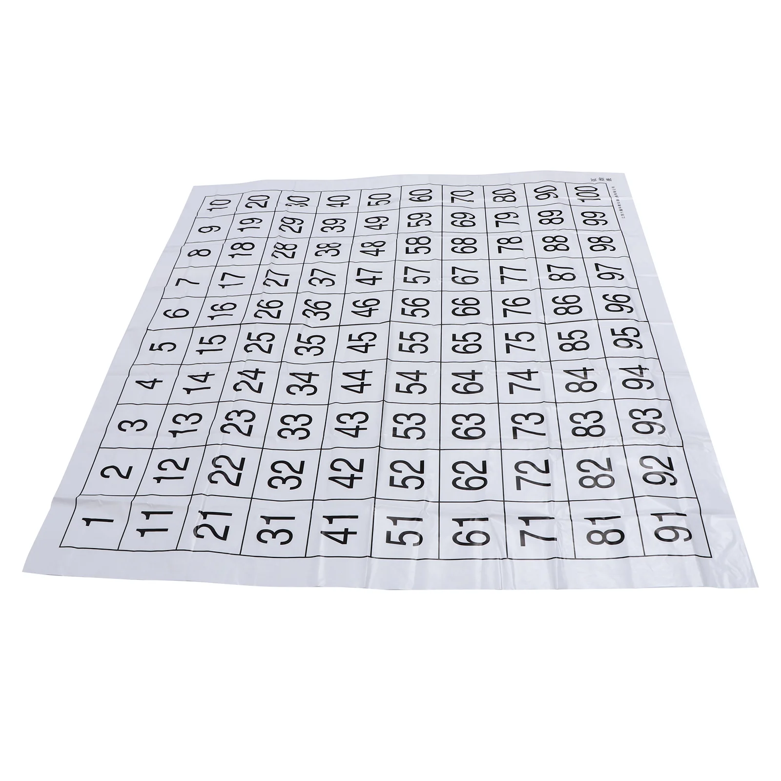 Number Stickers Poster Hundreds Table Numbers Learning Educational 110X107X05CM Baby Teaching Tool Toys Chart Child