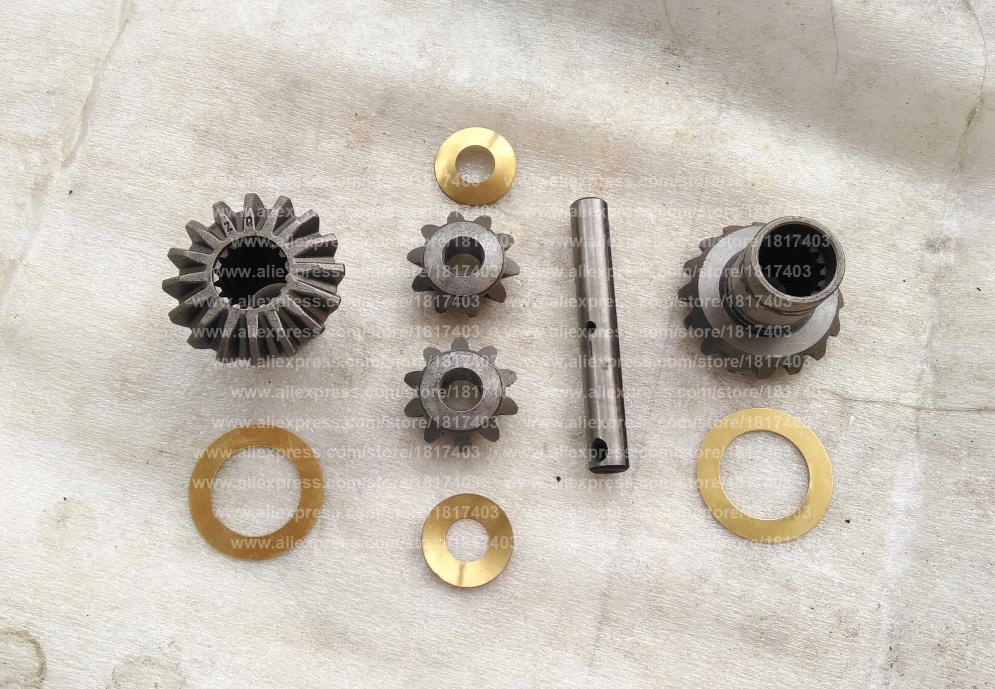 JINMA 304.31.103 Differential side gear + 304.31.102 planet gear + 304.31.116-2 shaft + 304.31.120 / 304.31.121 washer