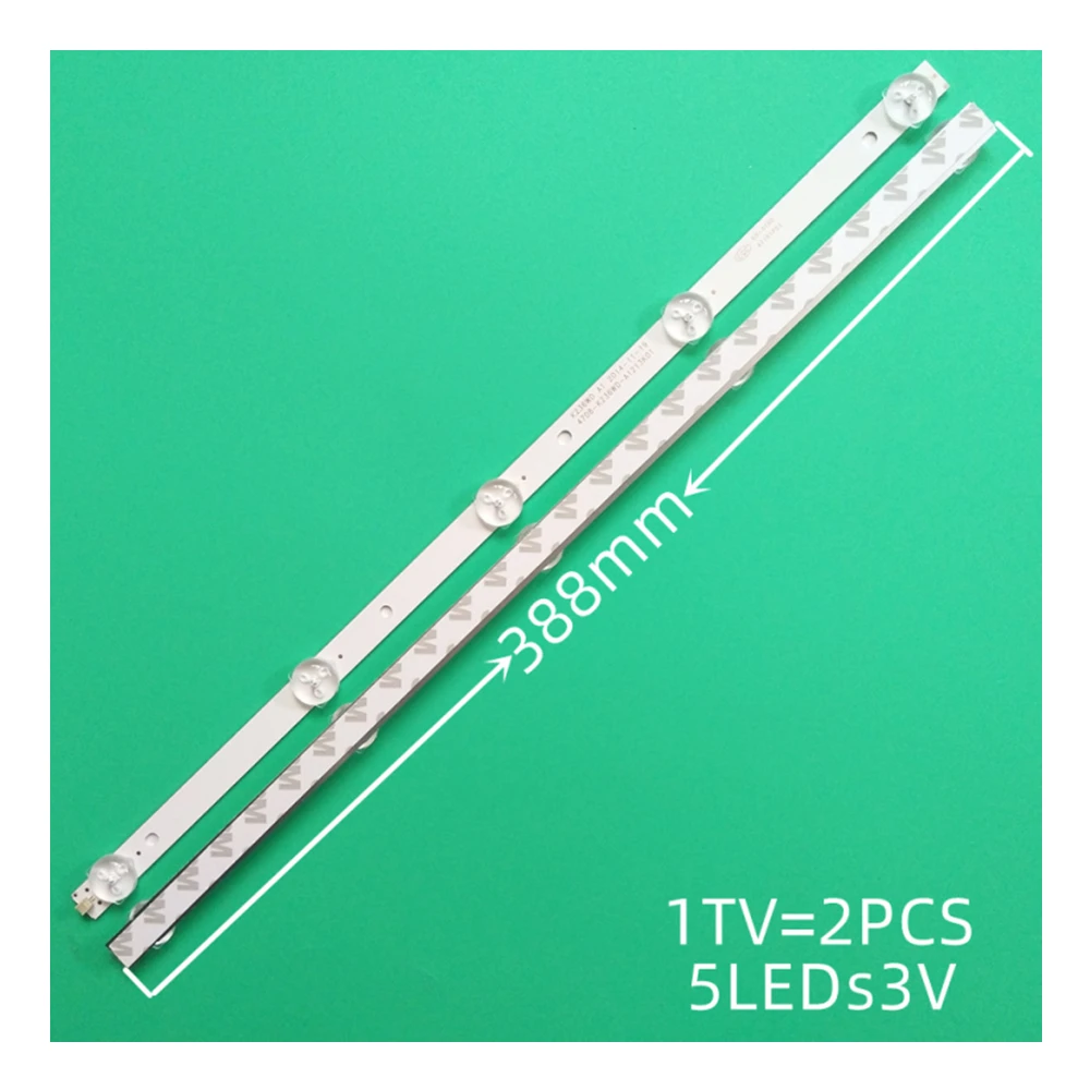2Pcs x 24 inch 23.6'' LED Backlight Strip for TV K236WD 4708-K236WD-A1213K01 24J1000 5-LEDs