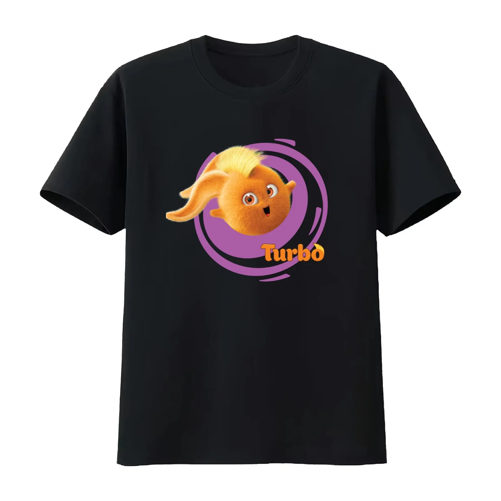 Sunny Bunnies - Turbo Swirl! T-Shirt Summer Casual Cotton Tee Oversized Streetwear Tops Vintage Graphic Print 100% Cotton