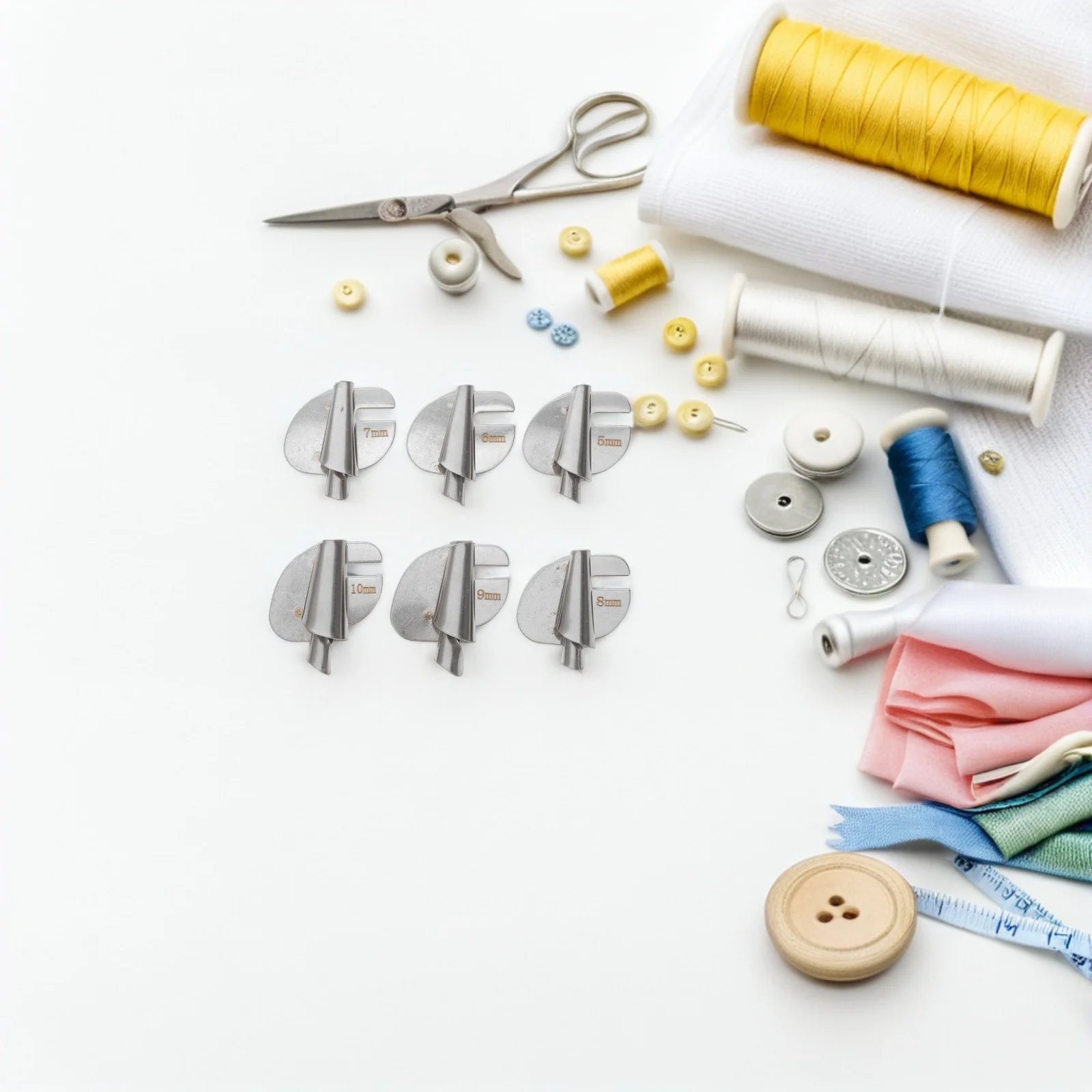 قدم الضغط الدوارة للحافة لآلات الخياطة، مرفق بحاشية لفة متينة مثالي لملحقات تشطيب القماش الممتازة #3