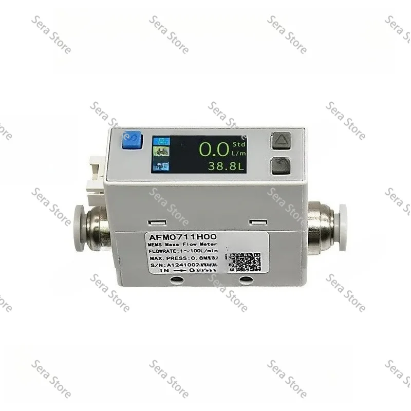 Thermal gas mass flow meter, oxygen compressed air AFM07 replaces SMC PFM7