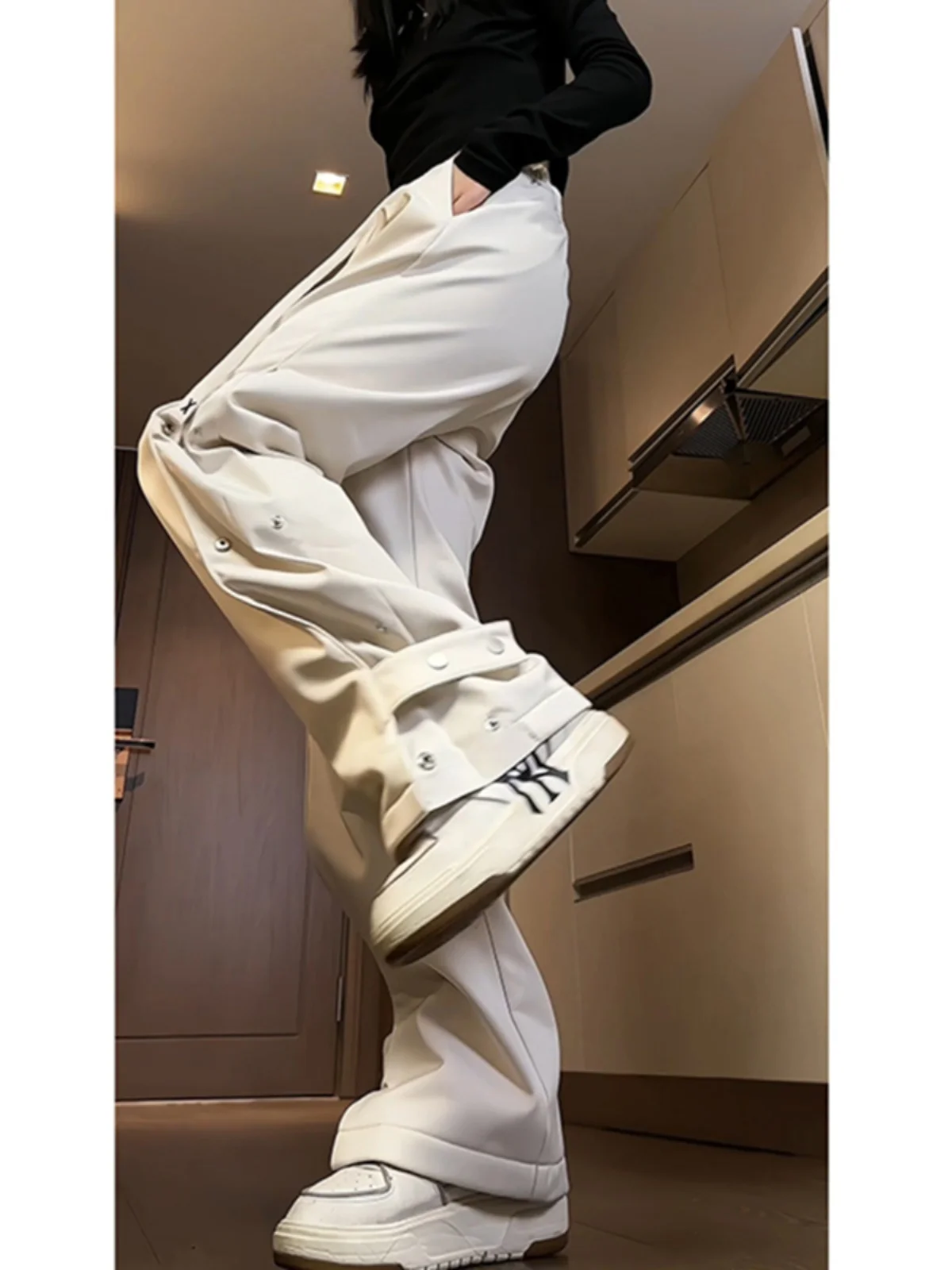 Pantalones de senderismo impermeables American Sle para mujer, pantalones blancos finos de verano, pantalones de montaña con caída fluida y sensación de alta gama, ropa de trabajo para exteriores