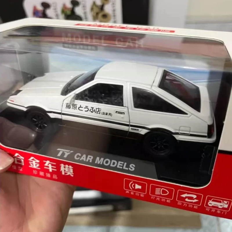 1:30 Toyota AE86 modèle de voiture en alliage moulé sous pression garçons jouets voitures retirer objets de collection modèle de voiture pour enfants