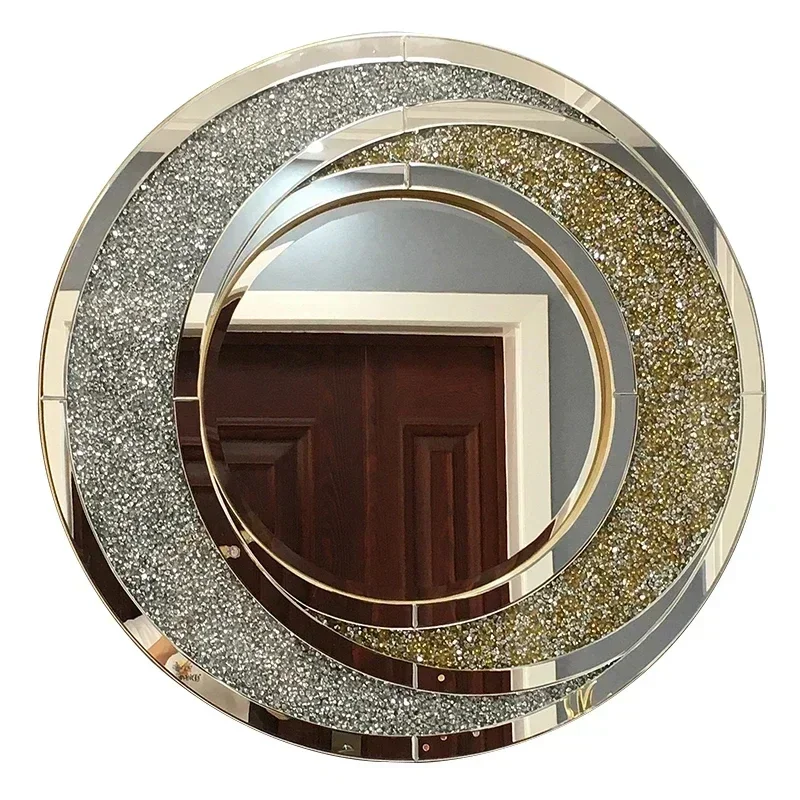 

Korean Living Room Decorative Mirrors Luxury Art Round Nordic Creative Decorative Mirrors Large Woondecoratie Home Deco