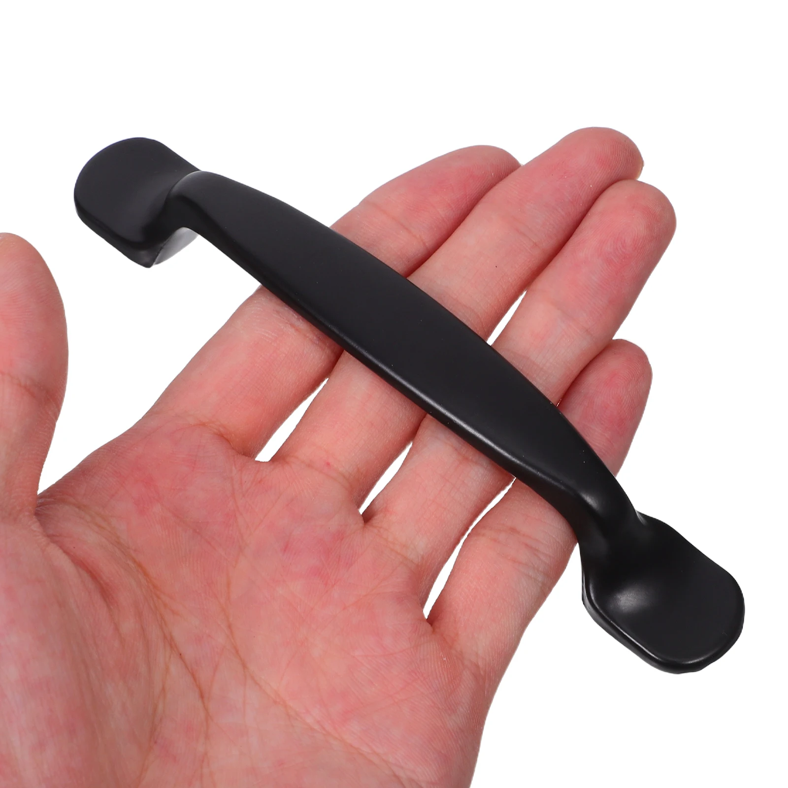 

12pcs Aluminum Alloy Cabinet Handles Black Metal Pulls Drawer Knobs American Style Farmhouse Door Hardware Retro