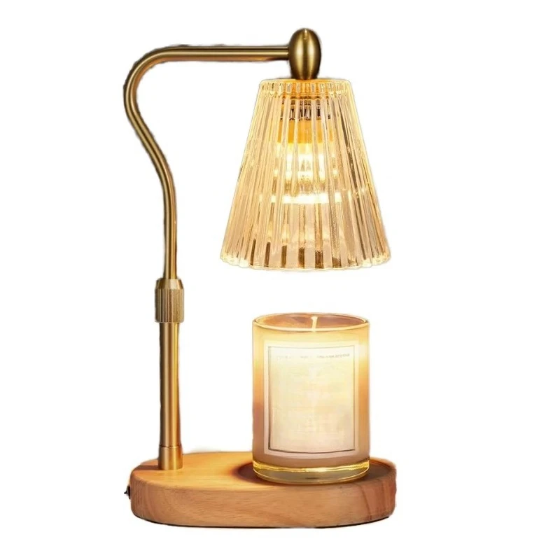 

Heating lamp timer dimmer adjustable height glass scented wax melted home decoration birthday gift