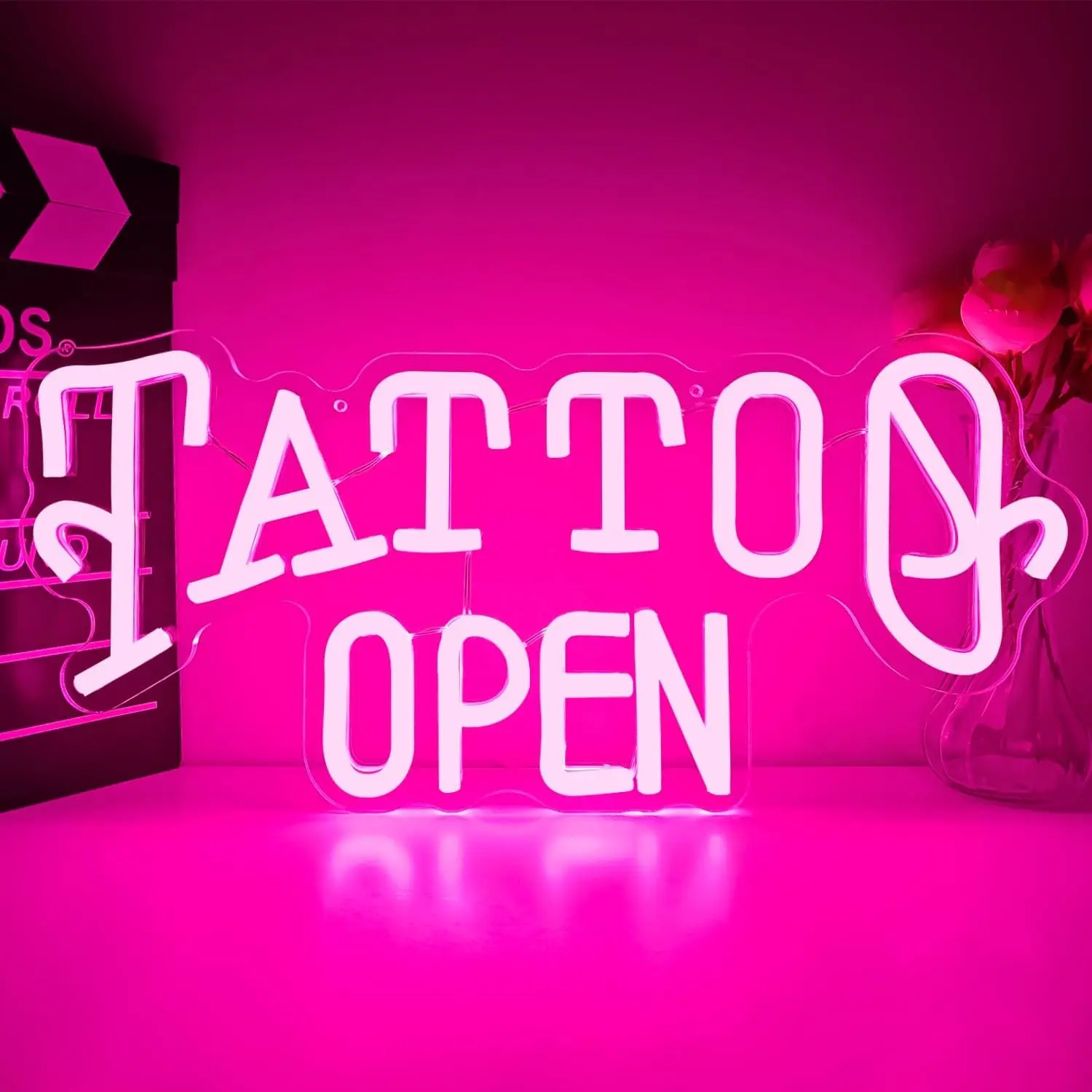 

Открытая неоновая вывеска для декора стен USB с регулируемой яркостью, светодиодный неоновый свет для бизнес-бара, паба, человек, пещера, тату-магазина, украшение для студии