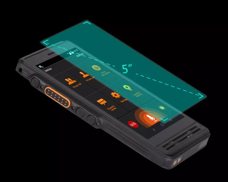 CAMORO Zello POC Walkie-talkie S300 4G GSM/WCDMA/LTE Rete Radio bidirezionale Telefono cellulare subacqueo con posizionamento GPS SOS