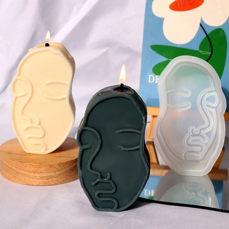 Making Molds 3D Human Face Mold, Silicone Abstract Molds