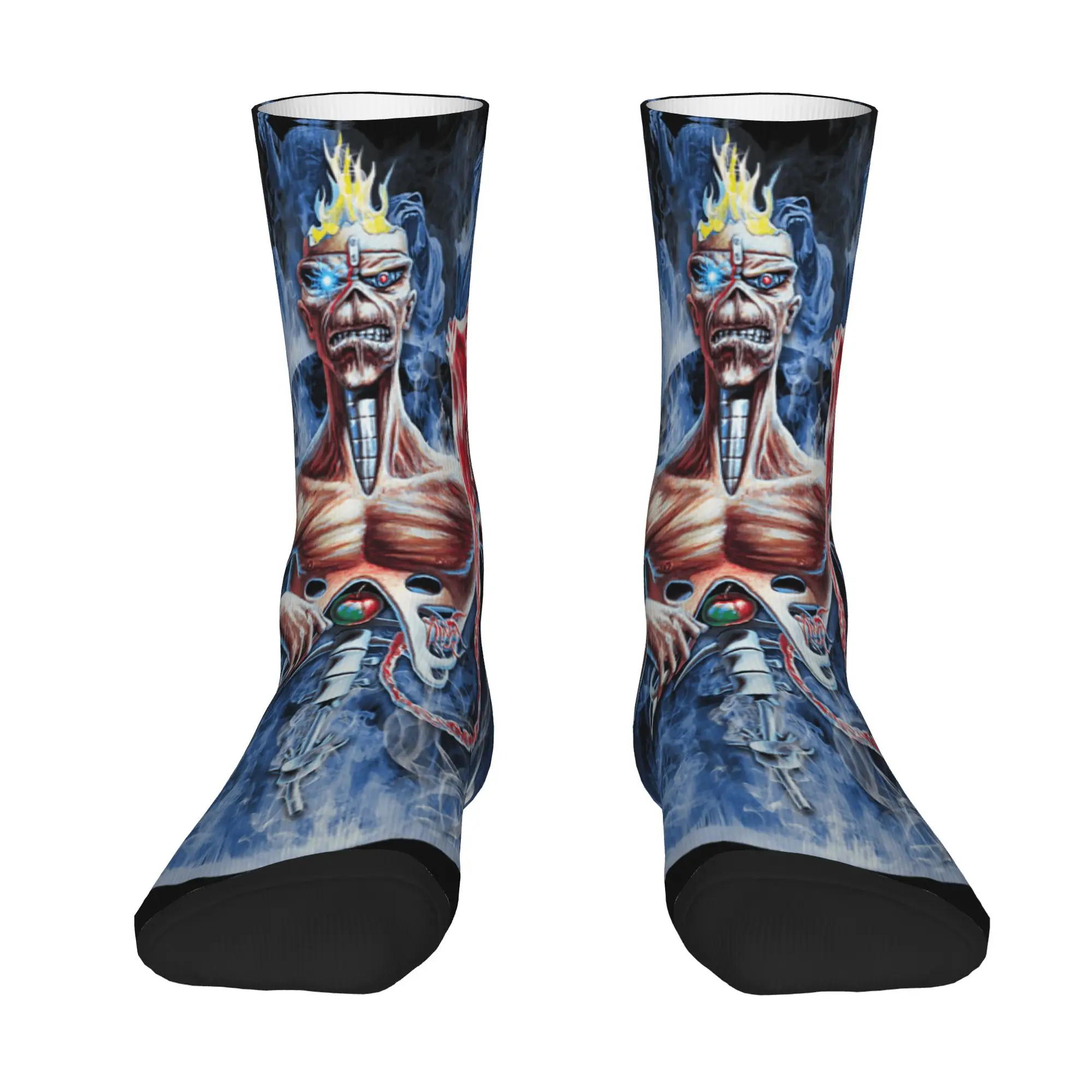 7th Son Duo IM Rock Band Stockings  Pattern Novelty Socks Spring Anti Slip Socks Men Running Quality Socks