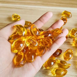 10PCS Citrine Yuanbao Feng Shui Decoration Yuan Bao Ingot Lucky Home Blessing Ornament Gifts
