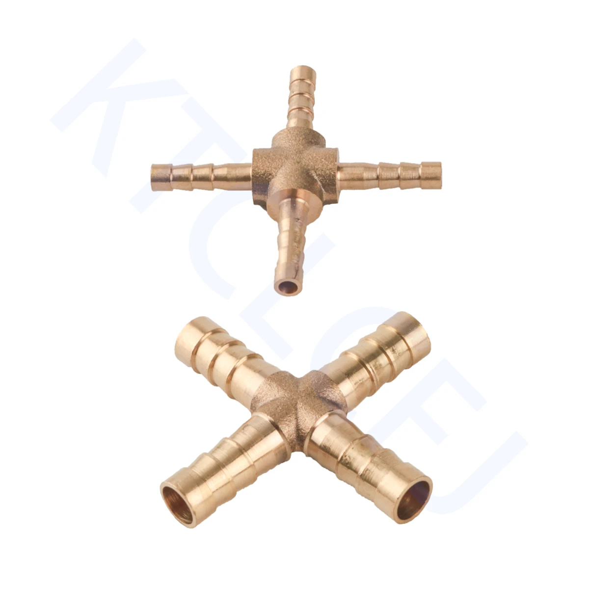 Accesorio de tubería de latón, Conector de 2, 3 y 4 vías para manguera de cobre, Pagoda de agua, 4mm, 5mm, 6mm, 8mm, 10mm, 12mm, 16mm, 19mm