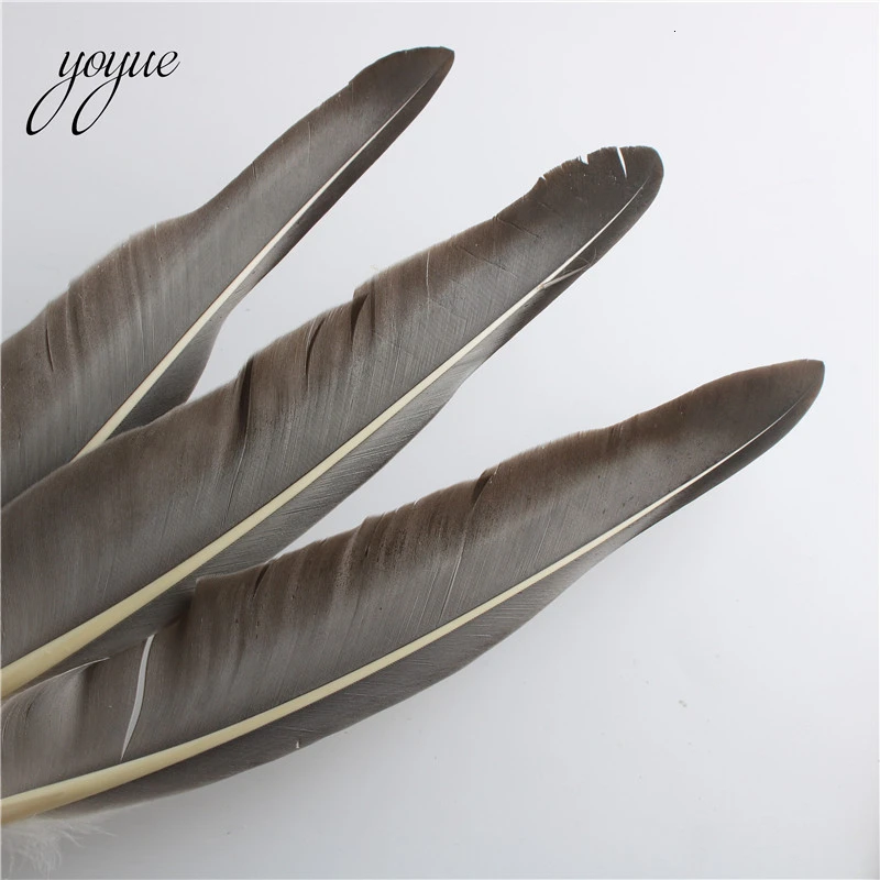New 10pcs/lot Natural Goose Feather 12-14inch/30-35cm Feathers For Crafts Plume Clothing DIY Wedding Decor Accessories Plumas