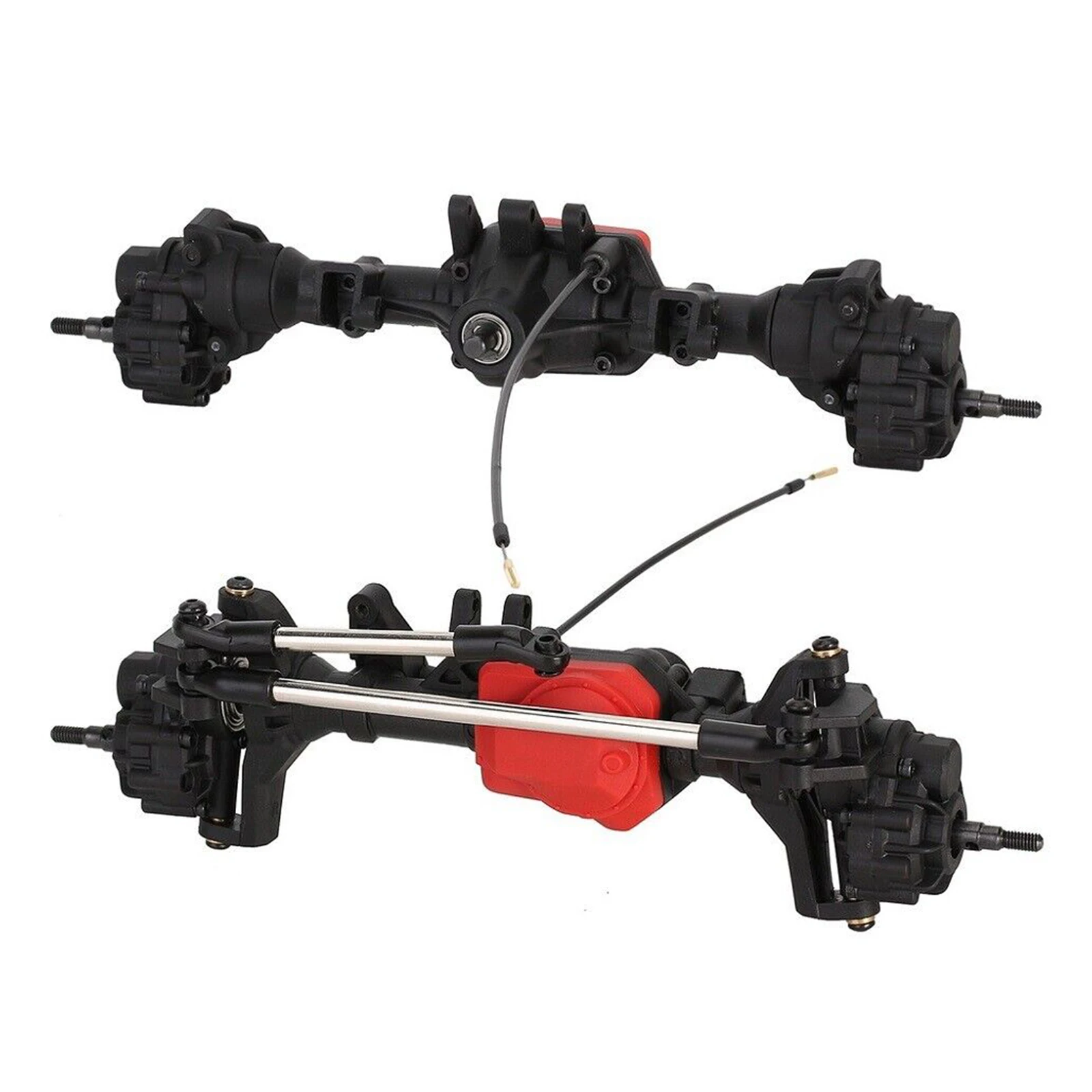 

RC Portal Axles 1/10 Front and Rear axle with T-lock Differential for Traxxas TRX-4 Axle RC Crawler Climbing Car Upgrades Parts