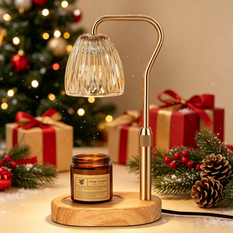 Candle Warmer Lamp with Timer Dimmer Adjustable Height Create Ambiance Candle Lamp for New Home, Birthday Christmas Gifts
