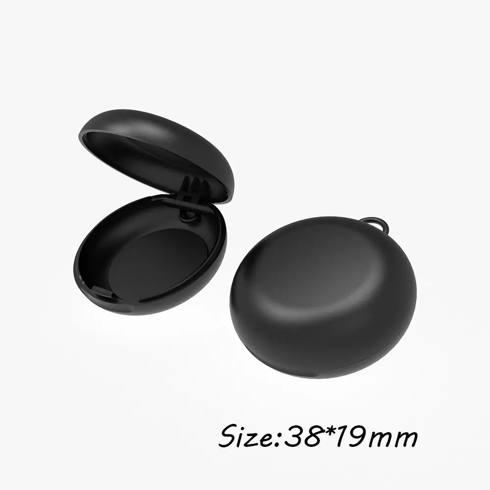 2024 Round Soundproof Earplug Box Soundproof Mini Earplug Storage Box Jewelry Craft Sleeping Earplug Organiser