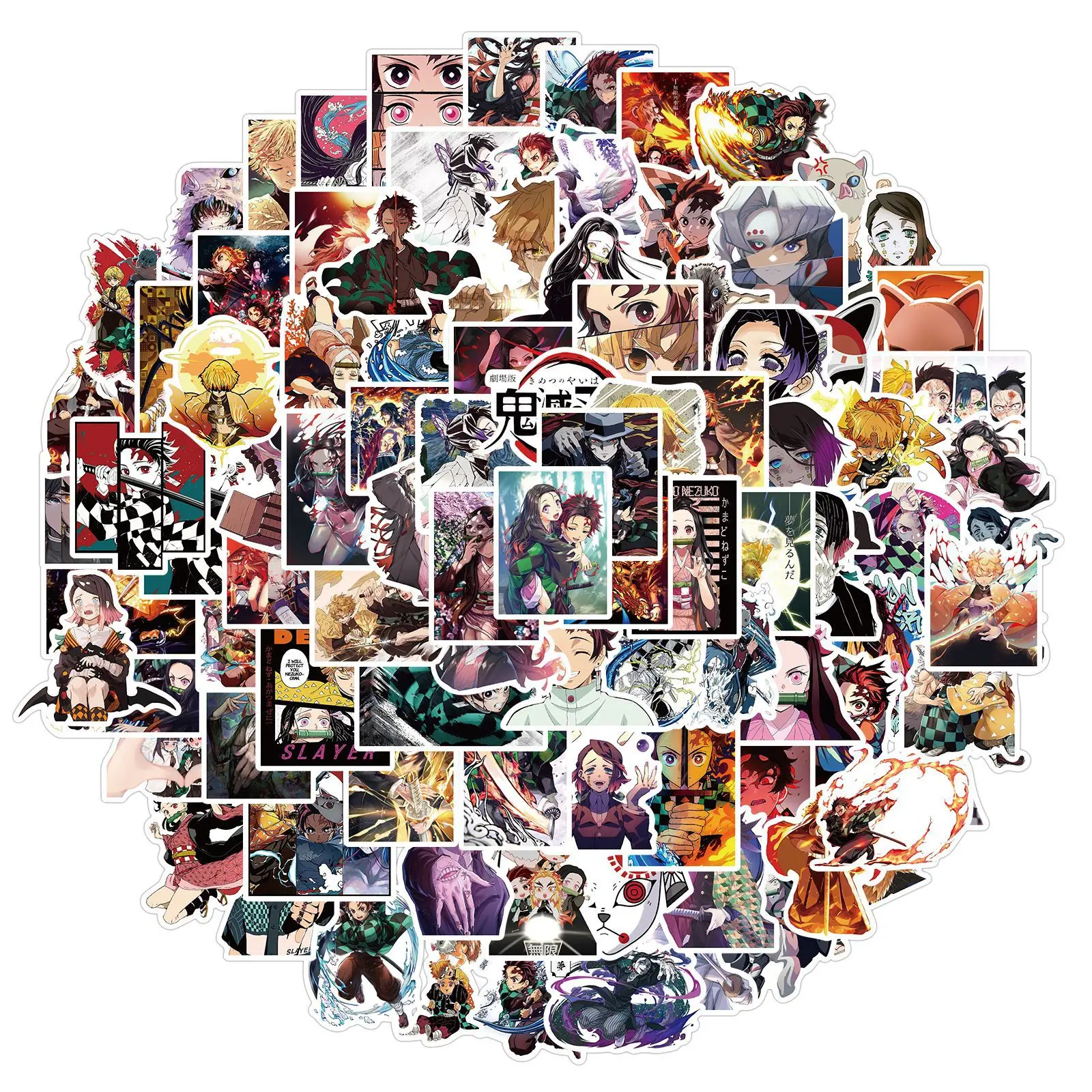 �y�Z�[�����z50 �A�j���f�[�����X���C���[: �L���c�̐n - �f��: Mugen Train �X�e�b�J�[ DIY �d�b�M�^�[���b�v�g�b�v�m�[�g�u�b�N�X�[�c�P�[�X�J�b�v