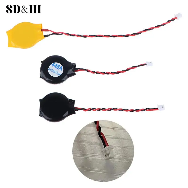 Для ASUS Dell Universal 3V 2Pin CR2032 батарейка BIOS с проводом CMOS батарея для материнской платы Аккумулятор для ноутбука